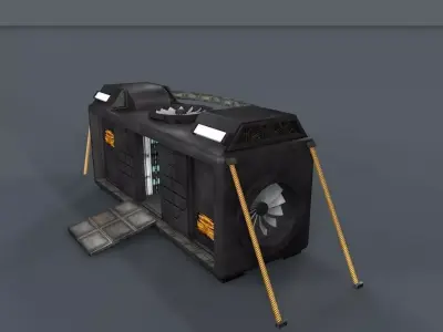 Sci Fi Objects Series - 002  Free low-poly 3D model