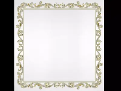  3D model of the Frame for a mirror or Picture 3D print model