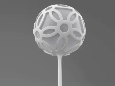 Lamp Set round 3D model