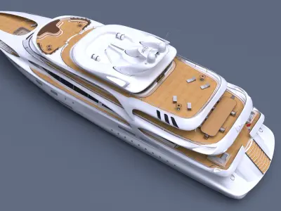 Yacht project 3D model