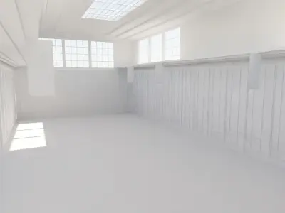 Kung-Fu Hall 3D model