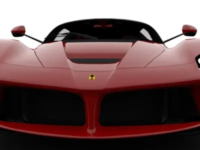 Ferrari LaFerrari With Complete Interior Low-poly 3D model