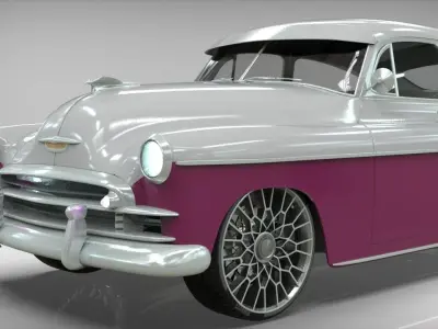 Chevy Fleetline Coupe Custom 1949 3D model