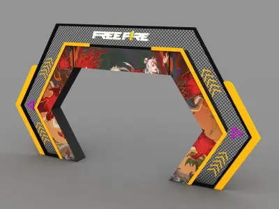 ENTRY ARCH GATE 3D model