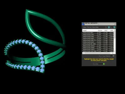 Jewelry Ring 3D print model