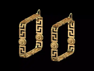 Vrsace Earrings N165 3D print model