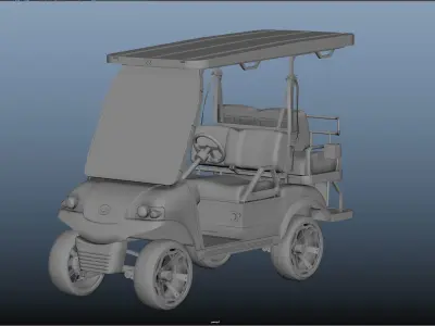 golf-cart-evolution-Turfman 200 3D model
