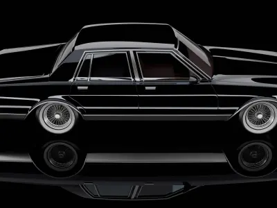 Chevrolet Caprice 87 aka American Police Car 3D model