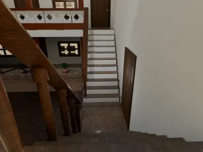 Indian Courtyard House Complete 3D model