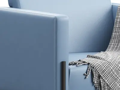 Bosco Chair Land Blue 3D model