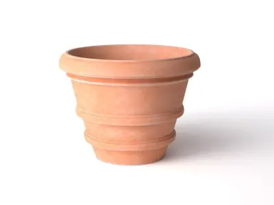 Terracotta Garden Pot 3D model