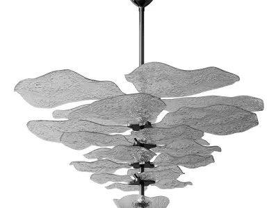 Lustre Lilypad Ambre light 3D model