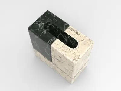 Uare Vase Low-poly 3D model