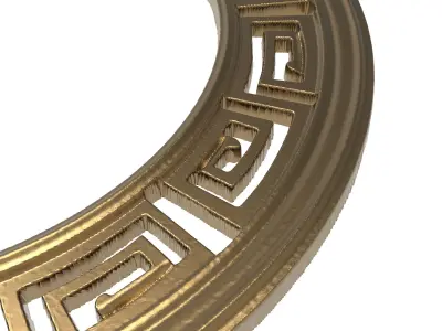 carved frame 3D model 64