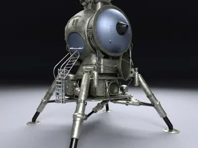 USSR Lunar Lander 3D model