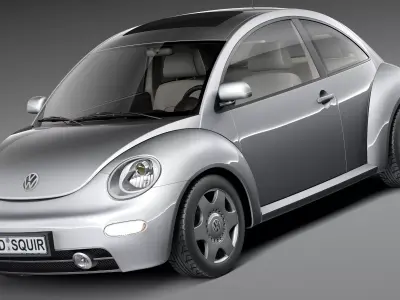 Volkswagen Beetle 1998-2005 3D model