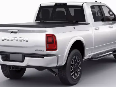 Ram 2500 HD Limited Longhorn 2025 3D model