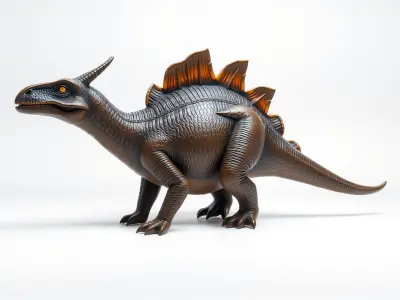 Stylized Parasaurolophus with Glowing Crests model pack Low-poly 3D model