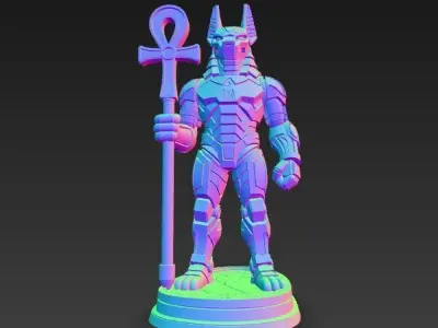 Guardian of Anubis Ancient Sentinel 3D model