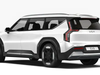 Kia EV9 2024 3D model