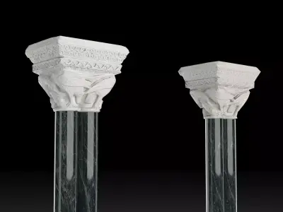 Capital 3 Low-poly 3D model