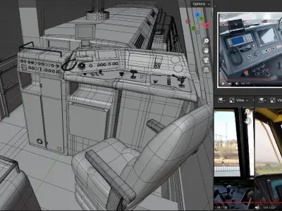 Effishunter 1000 locomotive by Ing Karl ArtStudio 3D model