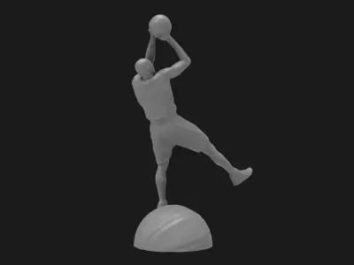 Kobe Bryant fadeaway statue - sculpture 3D print model