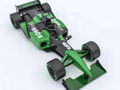Formula 1 car model 05 Low-poly 3D model