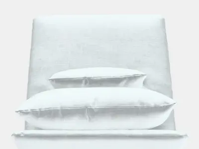 SODERHAMN 1-seater section Low-poly 3D model