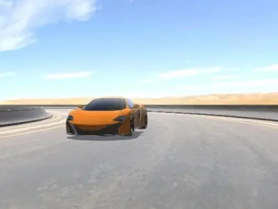 Mclaren Mobile Game Ready Low-poly 3D model