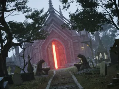 Gravestone Pack Free 3D model