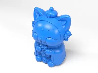 Chinese cat 3D print model