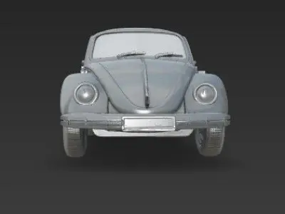  Classic Volkswagen Beetle 3D Printable Model 3D print model