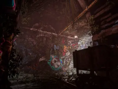 Mine Collapse - Unreal Engine Full Scene Free 3D model
