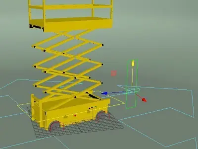 lift scissor  Free low-poly 3D model