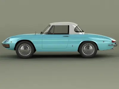 Alfa Romeo Duetto Hardtop 3D model
