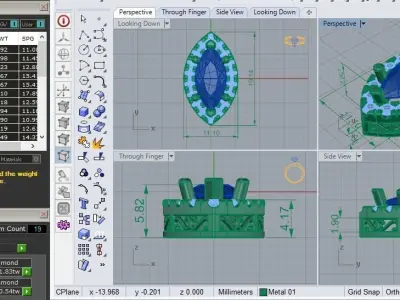 Marquise Pendant 264 3D print model