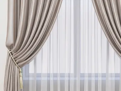 Set 51 Curtains 3D model
