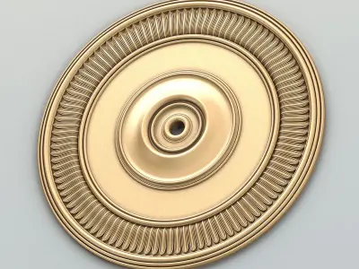 Round rosette 056 3D model