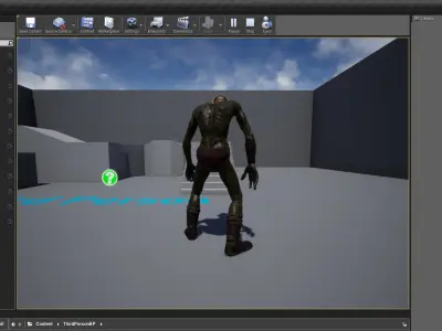 Troll unreal engine Low-poly 3D model