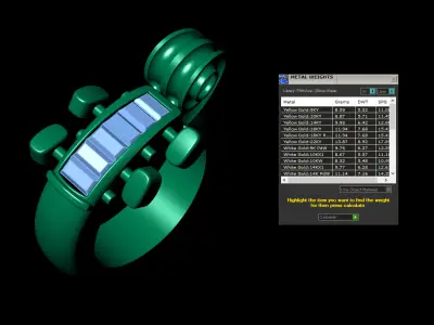Cello Ring 3D print model