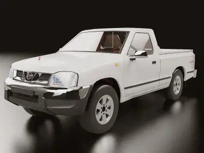 Nissan DDSN 1 Cabin  Low-poly 3D model