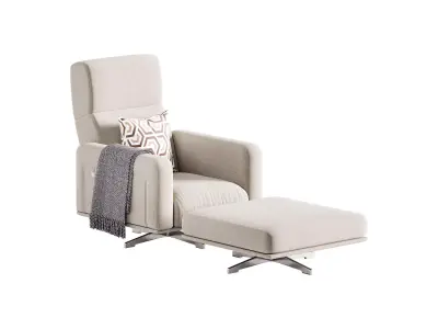 Armchair C114 by Delavega 3D model