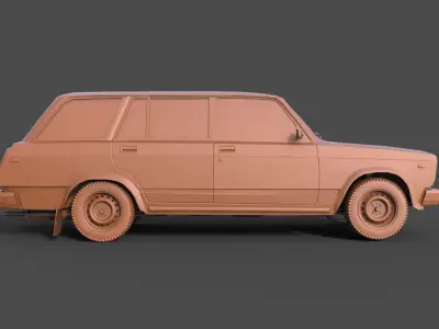 Vaz 2104 3D print model