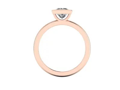 Solitiare Women Diamond Fashion Ring R5 3D print model