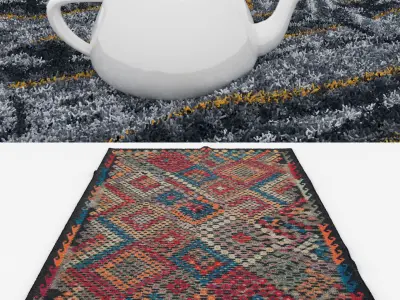 Rugs No 1036 Low-poly 3D model