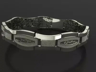 BRACELET CARTIER 3D PRINTING MODEL 3D print model