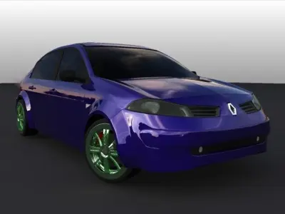 Car model for quick use 3D model