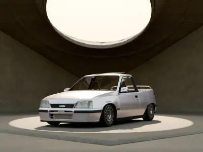 Opel Kadett GSI pickup 3D model
