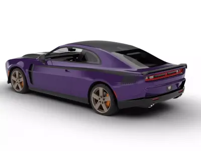 Dodge Charger SIXPACK Sema 2025 3d model 3D model